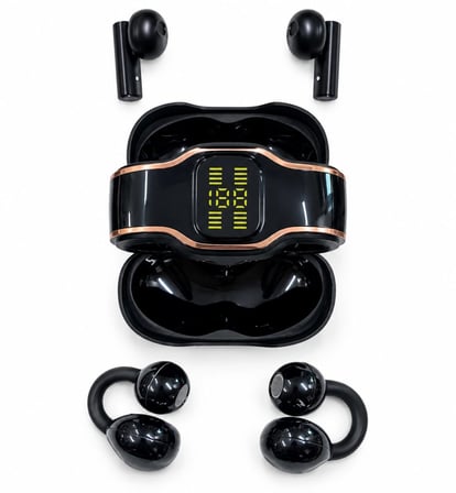 Yeni Nesil 4 Kulaklıklı Tws Bluetooth Kulaklık Seti Anc Ve Dokunmatik Kontrol