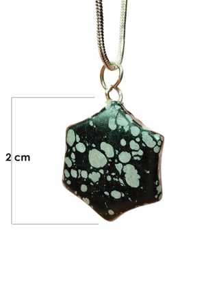 Obsidyen Doğal Taşı Zincirli El Yapımı Kolye Uç: 2 cm Zincir: 20 cm Kutulu mudanis