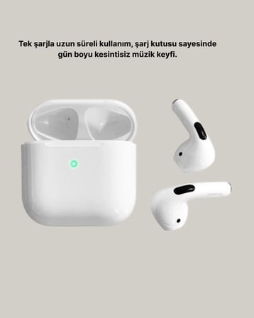Dokunmatik Kontrollü 2. Nesil Bluetooth 5.0 Uzun Pil Ömürlü Kulaklık
