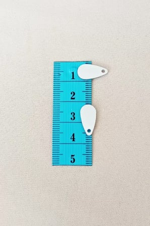 Oya Abiye Bileklik Kolye Pleksi Metalik Plastik Pul Gümüş Renk 8 gram 50 adet - BNC531