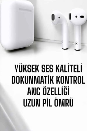 2.nesil Kablosuz Bluetooth Kulaklık Uzun Pil Ömrü