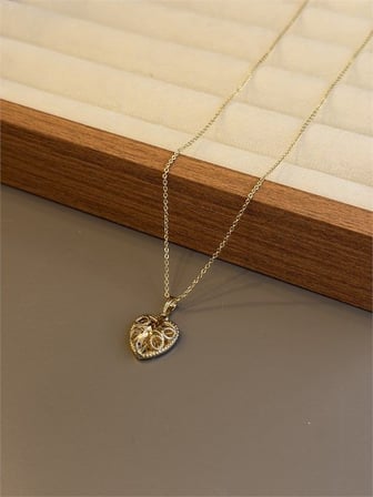 Xuping Kalp Kolye - Altın