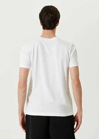 Basic Bisiklet Yaka Regular T-Shirt - Beyaz