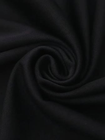 20/1 Penye Compack Baskılı Oversize Kahve Desenli   Kısa Kol Yazlık T-shirt - Siyah