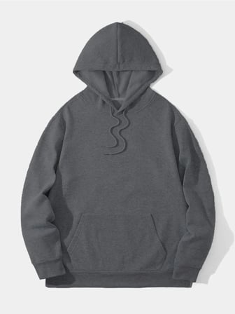 Marsilyan Erkek Çocuk Sweatshirt Füme Kapüşonlu 3 İplik Pamuklu 2XL