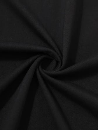 20/1 Penye Compack Sarj %1 Baskılı Oversize Bisiklet Yaka Kısa Kol Yazlık T-shirt - Siyah