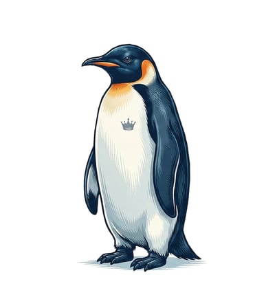 Kadın 3 İplik Pamuklu Kapüşonlu Hoodie Sweatshirt Survivor Penguen Baskılı - Beyaz