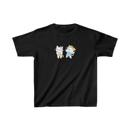 Baskılı T-Shirt - Siyah