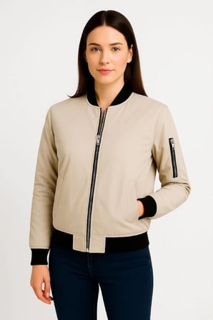 Bomber Mont Ceket - bej