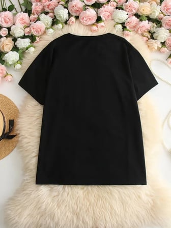 Hi, I don't care. Thanks.Oversize T-shirt - Siyah