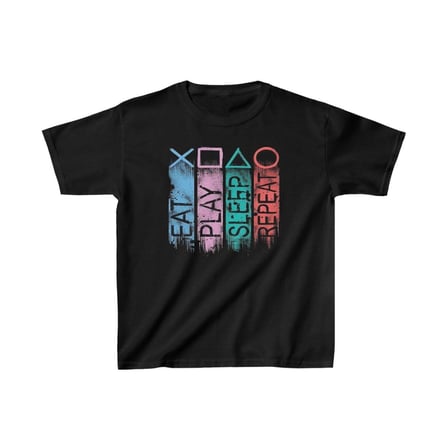 Baskılı T-Shirt - Siyah