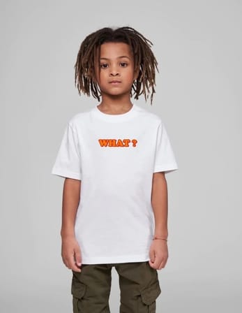 Çocuk   Baskılı T-Shirt - Beyaz