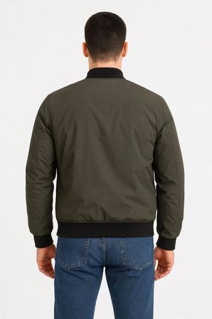 Bomber Mont Ceket - Haki