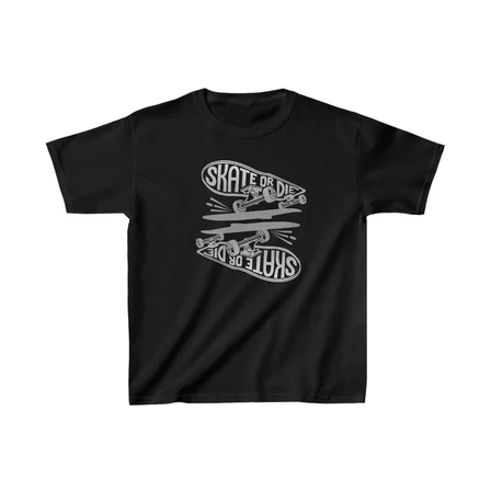 Baskılı T-Shirt - Siyah