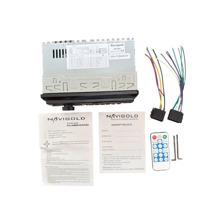 Navigold DS 482 Bluetooth'lu Usb / SD / MMC / Fm Destekli Oto Teyp - 7 Renk Işıklı MP3 Çalar