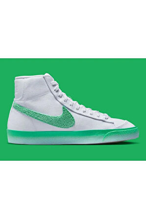 Kadın Beyaz-Yeşil Blazer Mid '77 Spor Ayakkabı Cz