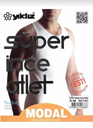  120 ERKEK MODAL SÜPER İNCE ASKILI ATLET TEKLİ