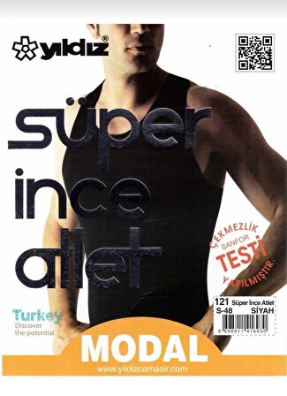  121 ERKEK MODAL SÜPER İNCE ASKILI ATLET TEKLİ