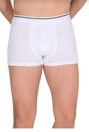 BERRAK 1097 ERKEK LİKRALI DÜZ BOXER TEKLİ