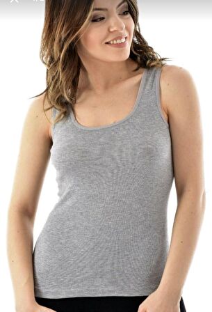 TUTKU 0136 Kadın RİBANA KALIN ASKILI ATLET 12 ADET