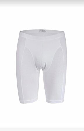  160 ERKEK MODAL UZUN BOXER ŞORT TEKLİ