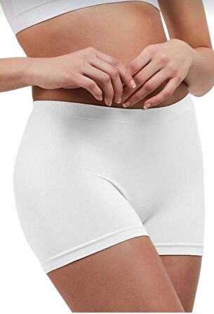 ELİT LİFE 830 ( A-02 ) Kadın DİKİŞSİZ SIKILAŞTIRICI BOXER ŞORT TEKLİ 