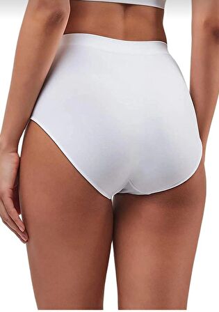 ELİT LİFE 811 ( A-01 ) Kadın YÜKSEK BEL DİKİŞSİZ ESNEK SLİP KÜLOT TEKLİ