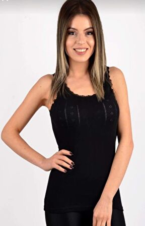 TUTKU 0201 Kadın JAKARLI KALIN ASKILI ATLET 12 ADET