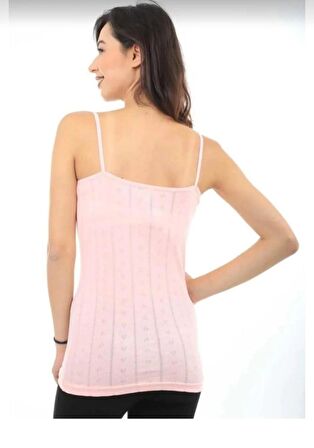 İLKE 223 Kadın DANTELLİ JAKARLI İP ASKILI ATLET 6 ADET