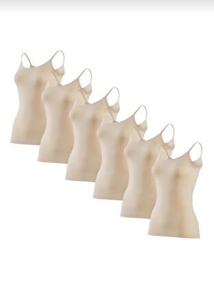  2362 Kadın BAMBU İP ASKILI ATLET 10 ADET