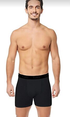 TUTKU 0400 ERKEK ELASTAN SPOR BOXER TEKLİ