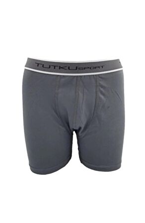 TUTKU 0400 ERKEK ELASTAN SPOR BOXER TEKLİ