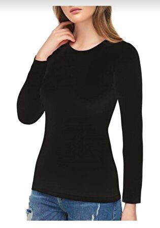 TUTKU ELİT 2203 Kadın ELASTAN UZUN KOL TEKLİ