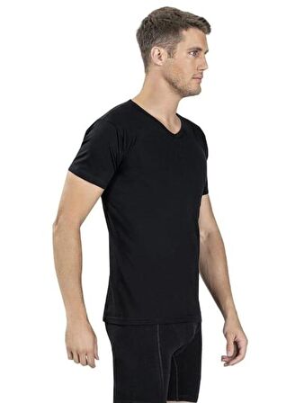 JİBER 112 ERKEK V YAKA YARIM KOL FANİLA 6 ADET