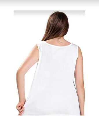 JİBER 640 Kadın BATTAL GENİŞ ASKILI ATLET 10 ADET