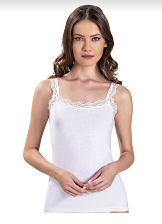 JİBER 505 Kadın ASKILI GÜPÜRLÜ LİKRALI ATLET 3 ADET