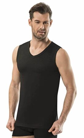 JİBER 115 ERKEK SIFIR KOL V YAKA ATLET 3 ADET