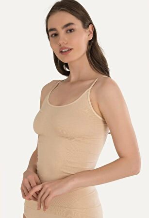 NBB 2433 Kadın DİKİŞSİZ İP ASKILI ATLET 6 ADET