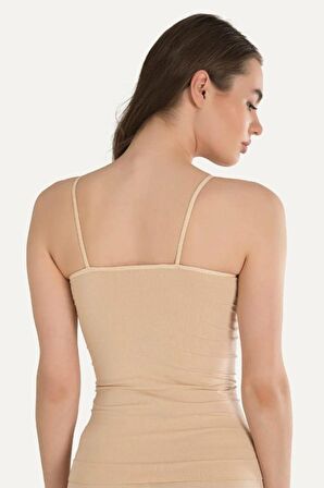 NBB 2433 Kadın DİKİŞSİZ İP ASKILI ATLET 6 ADET