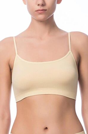 NBB 2415 Kadın DİKİŞSİZ İP ASKILI BÜSTİYER 6 ADET