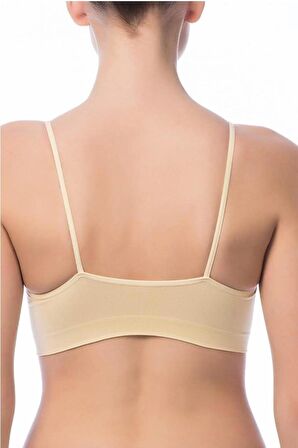 NBB 2415 Kadın DİKİŞSİZ İP ASKILI BÜSTİYER 6 ADET