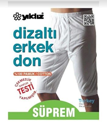  49 ERKEK SÜPREM DİZALTI PAÇALI DON 6 ADET