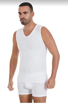  380 ERKEK MODAL SIFIR KOL V YAKA ATLET TEKLİ 