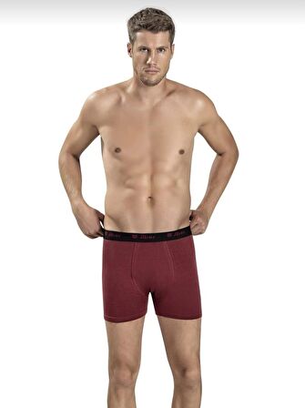 JİBER 321 ERKEK MODAL BOXER ŞORT TEKLİ