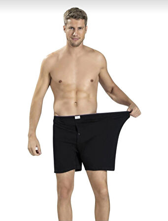 JİBER 183 ERKEK KARIŞIK RENKLİ BATTAL HAVLU BEL BOXER 9 ADET