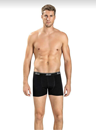 JİBER 156 ERKEK BOXER LİKRALI ŞORT 3 ADET