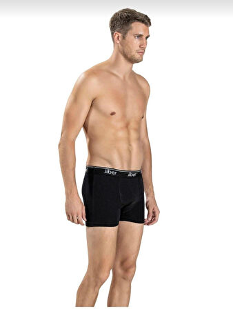JİBER 156 ERKEK BOXER LİKRALI ŞORT 3 ADET