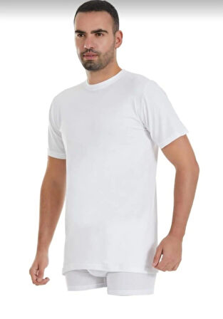  56 ERKEK RİBANA KISA KOL DOKTOR YAKA ATLET FANİLA 12 ADET