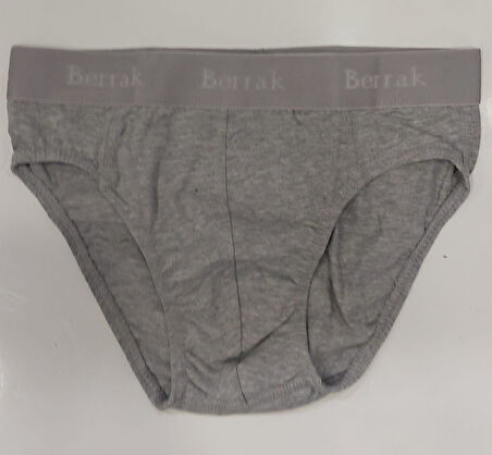 BERRAK 1071 ERKEK BELİ LASTİKLİ SLİP KÜLOT TEKLİ