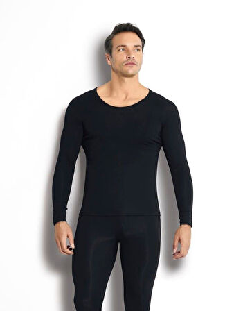 JİBER 160 ERKEK TERMAL İÇLİK ÜST UZUN KOL BİSİKLET YAKA 2 ADET